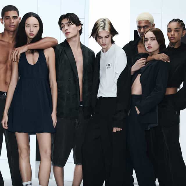 Armani AX, campaign image, group of people