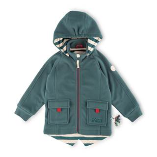 *Children's fleece jacket with hood, Dino World, available in sizes 98–128. Cannot be combined with other discounts. (RRP €56.95 | Outlet price €39.85).