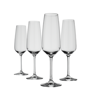 Voice basic champagne glasses, set of 4