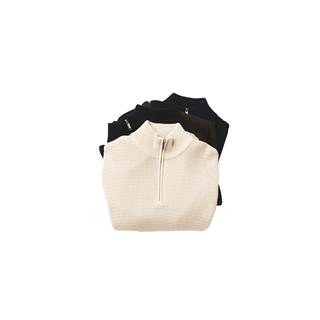 *On a purchase on 2 men's half-zip knit sweater. Cannot be combined with other discounts or promotions. (RRP €139.98 | Outlet price €97.98).