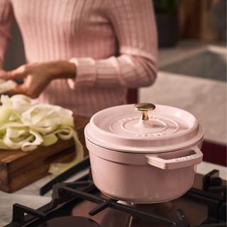 STAUB cast iron cocotte | round, 16cm, sorbet rose, B-stock
