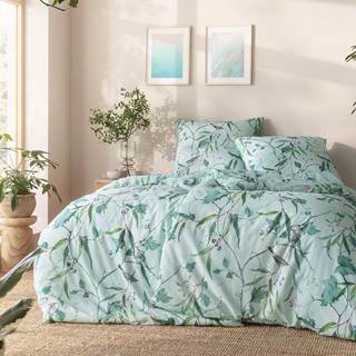 *Natural Telma bedding set, size 135 x 200 + 80 x 80 cm, colour: mint, 100% cotton. While stocks. Cannot be combined with other discounts or  promotions. (RRP €99.95 | Outlet price €69.95).